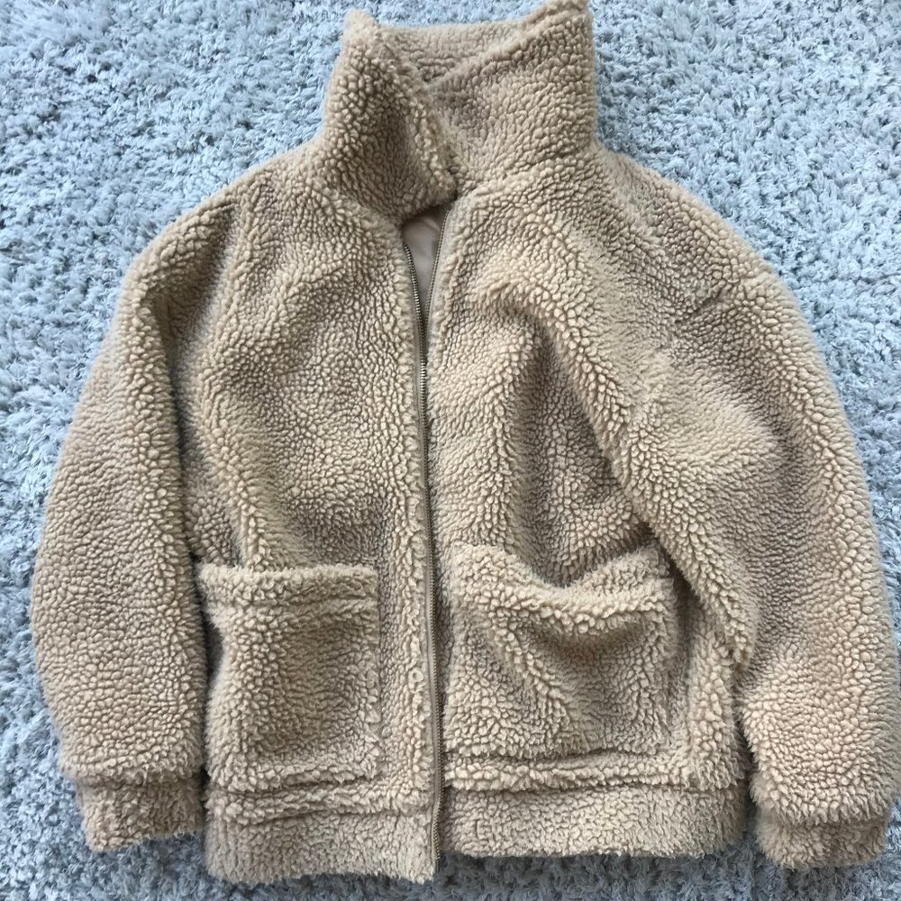 Teddy Coat Tan